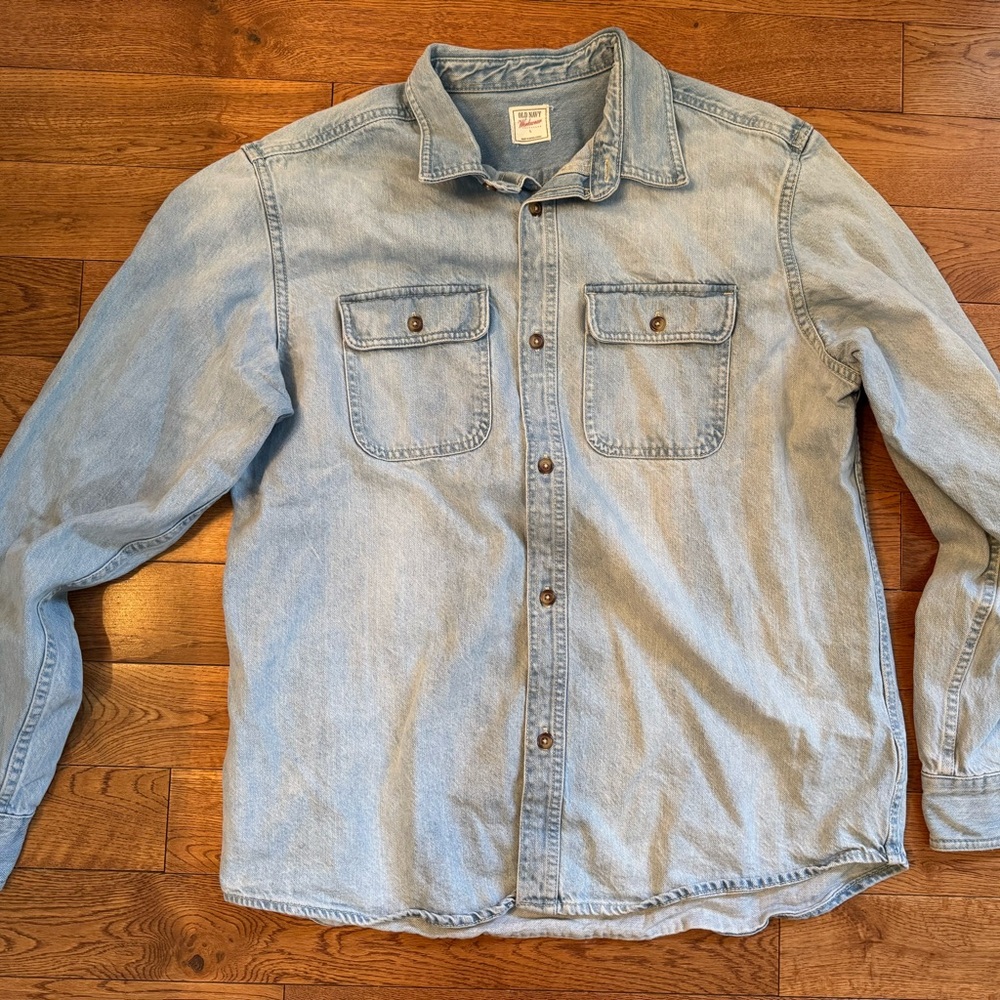 Old navy workwear denim shirt